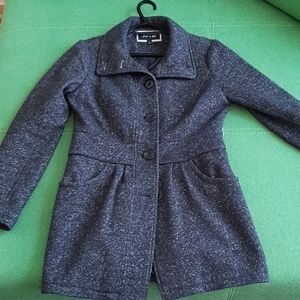 Women's Apt. 9 Peacoat in black/speckled gray